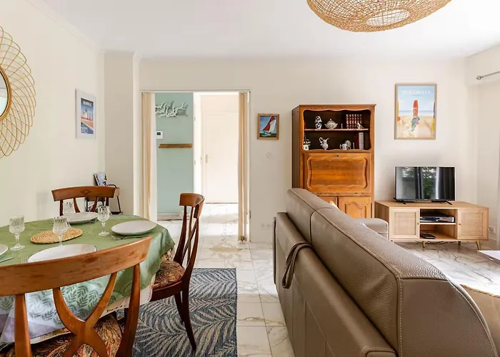 公寓 Cote Jardin - Terrasse, Calme Et Cosy 多维尔